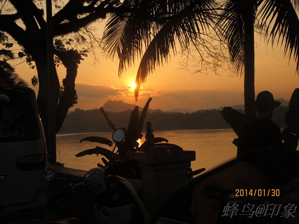 湄公河落日