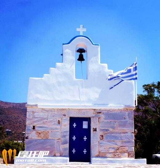 白色和蓝色 ，是希腊永恒的颜色