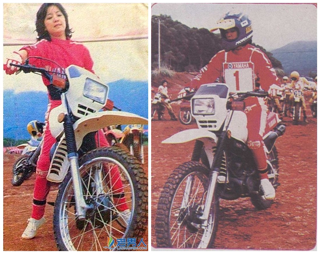 这一时期的邓丽君酷爱骑行摩托车，当邓丽君穿上骑行服骑上摩托车的一刹那，那种女中豪.jpg