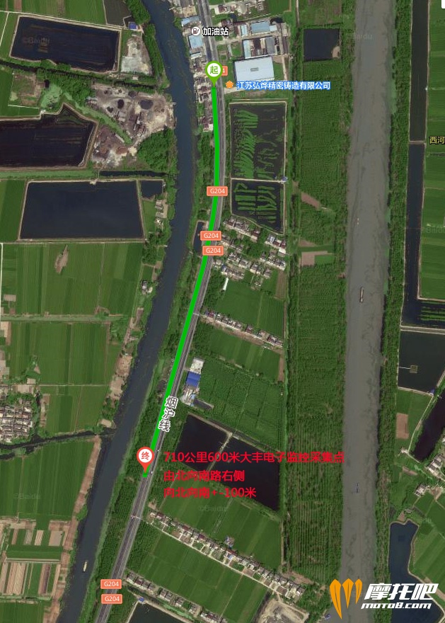 710公里600米电子监控采集点详细位置