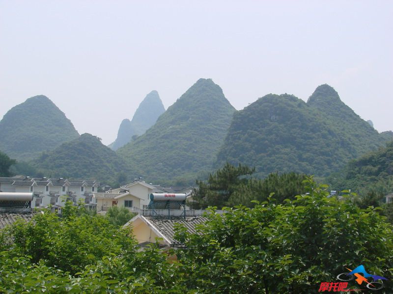 新农村风貌，恭城红岩村