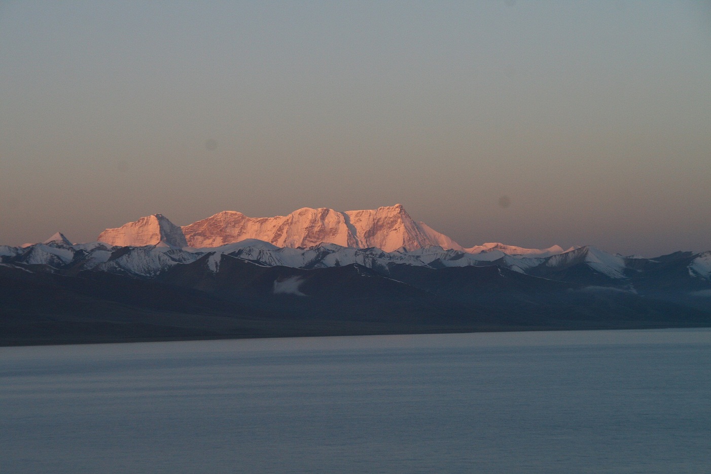 念青唐古拉山主峰夕阳.JPG