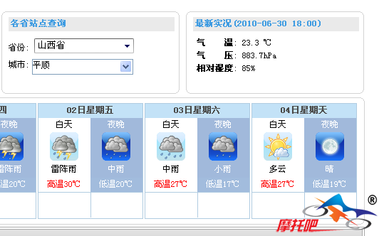 天气预报